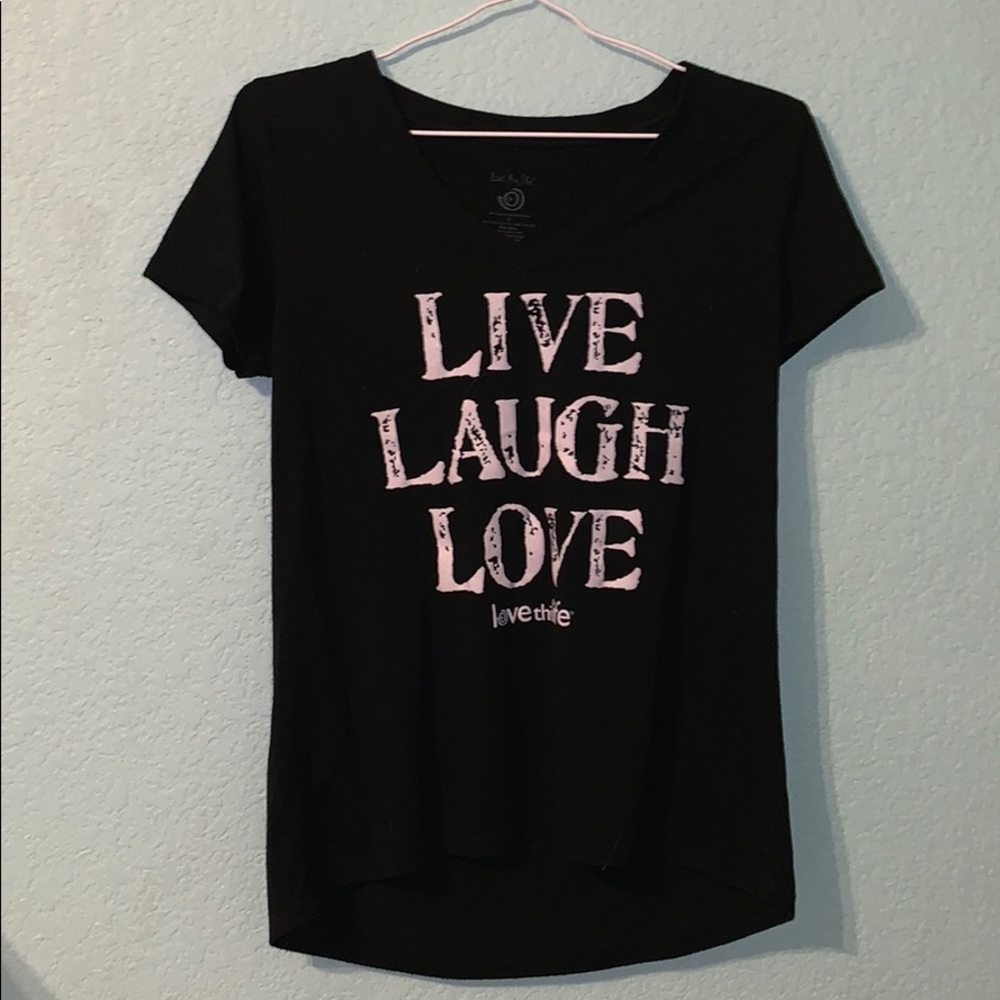 black tee